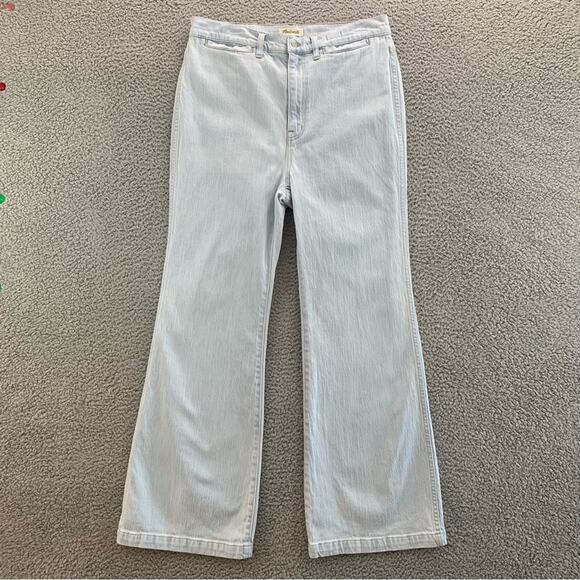 Madewell High-Rise Flare Jeans in Hanford Wash: Welt Pocket Edition -  Size: 32 - Picture 1 of 16